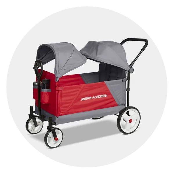 Radio Flyer, Discovery Stroll 'N Wagon with Canopies