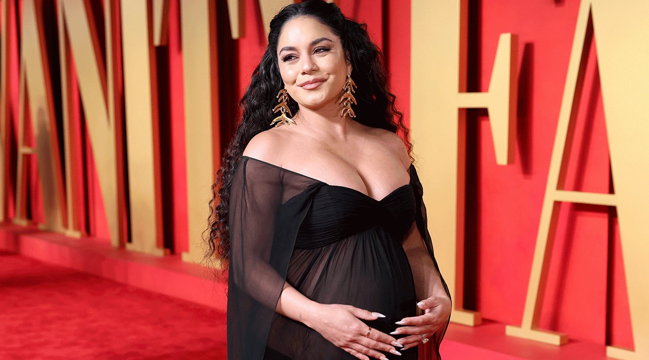 Vanessa Hudgens attends the 2024 Vanity Fair Oscar Party Hosted By Radhika Jones at Wallis Annenberg Center for the Performing Arts on March 10, 2024 in Beverly Hills, California