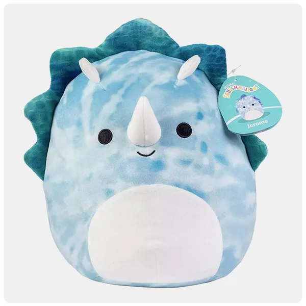 Squishmallows Jerome the Blue Triceratops