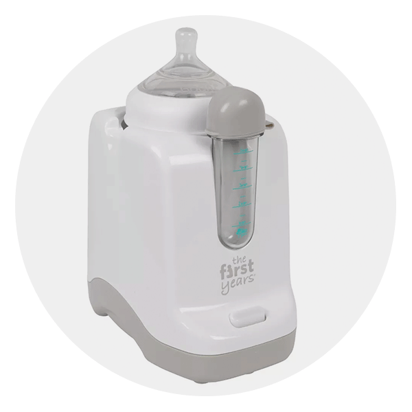 The First Years Baby Bottle Warmer and Sterilizer - Pacifier and Bottle Nipple Sanitizer