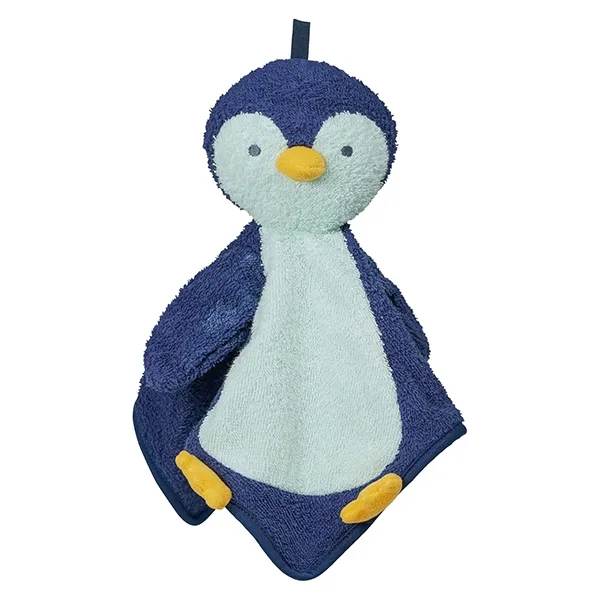 Manhattan Toy Penny Penguin Scrub-a-Dubbie Washcloth and Bathing Mitt Puppet