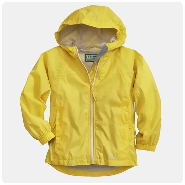 L.L.Bean Infants' and Toddlers' Discovery Rain Jacket - Bright Yellow