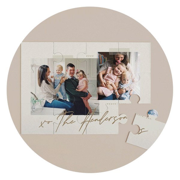 Personalized Puzzle - Jigsaw Puzzle Personalized - There is no Greater Gift  than Family - Bluey Family