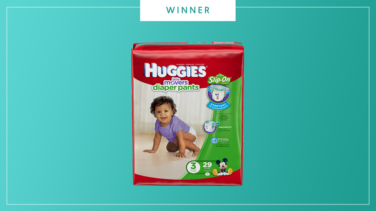 Huggies Little Movers Diaper Pants win the 2017 Best of Baby Award from The Bump.