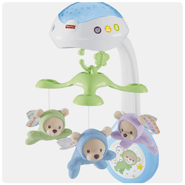 Fisher-Price Butterfly Dreams 3-in-1 Musical Projection Mobile