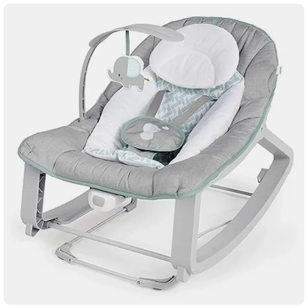 Ingenuity Keep Cozy 3-in-1 Grow with Me Bounce & Rock Seat