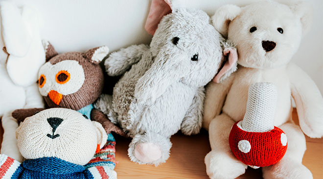 stuffed animal baby toys
