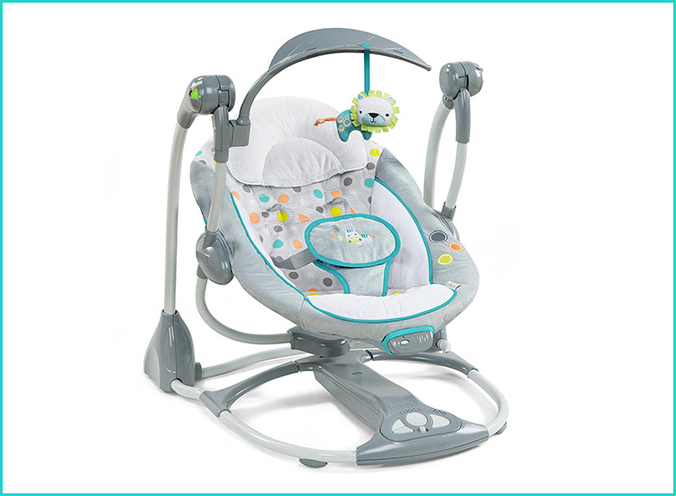 baby swing that reclines flat