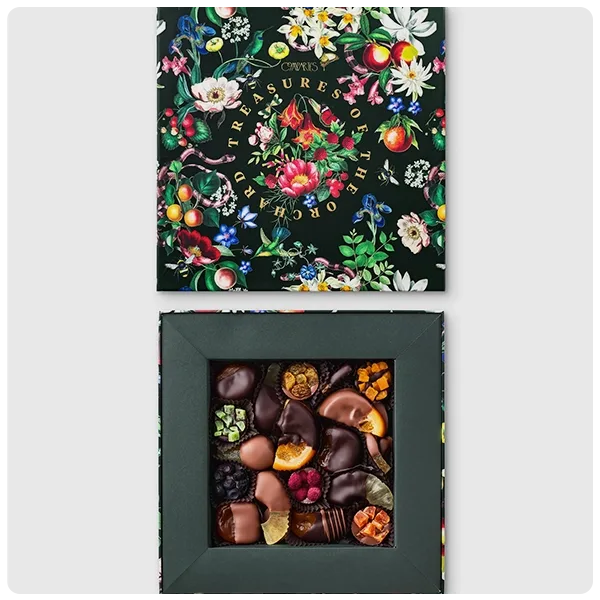 Compartes Treasures of the Orchard Chocolate Fruit Gift Box