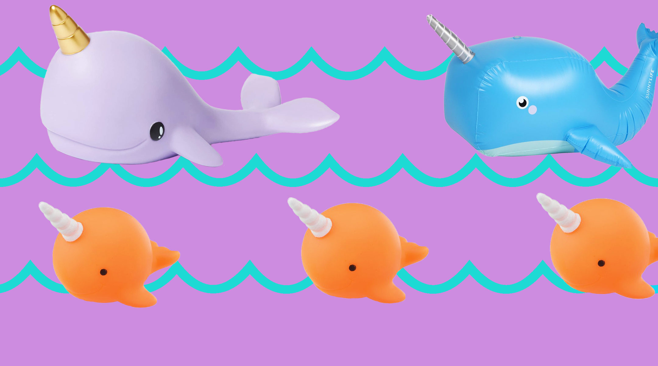 narwhal products and toys for babies