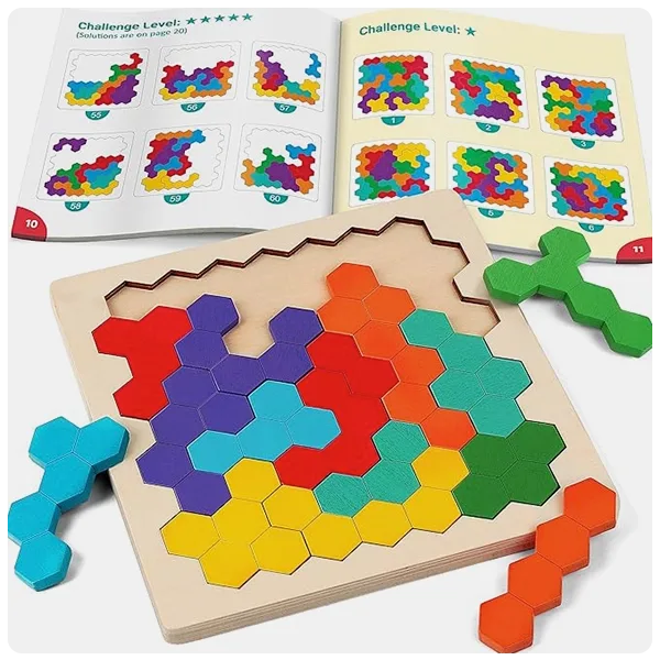 Coogam Wooden Tangram Puzzle