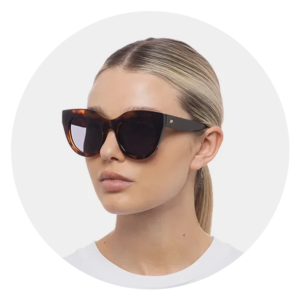 Le Specs Women's Air Heart Sunglasses