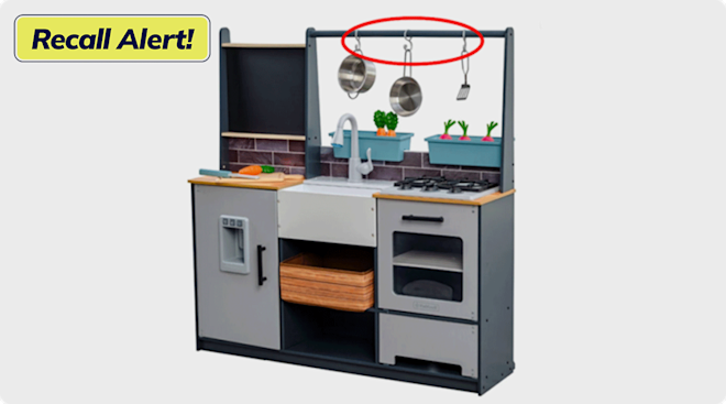 KidKraft Farm to Table Model Play Kitchen Recalled Due to Strangulation Hazard