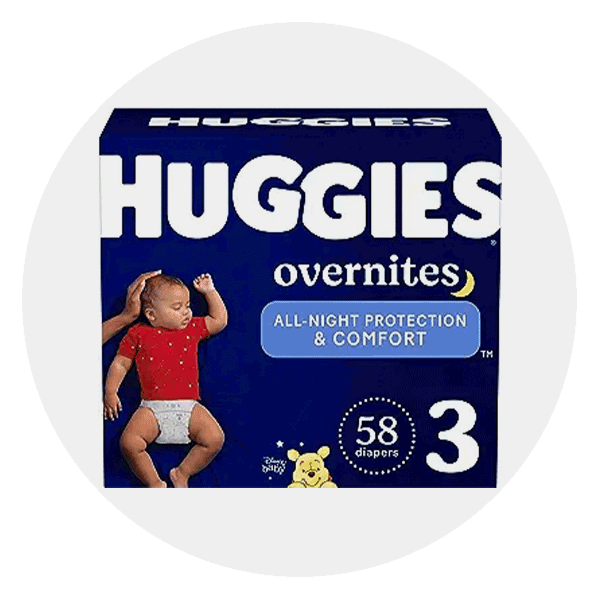 Huggies Overnites Nighttime Baby Diapers, Size 3, 58Count - 58 ea