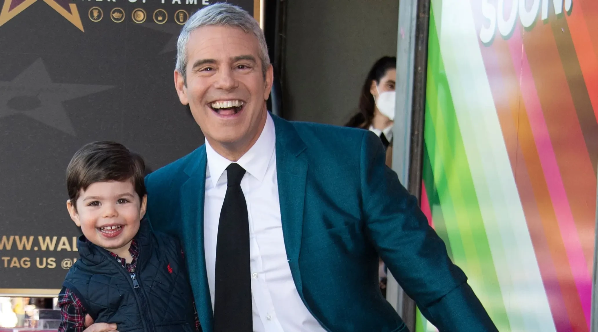 Andy Cohen with his son Benjamin