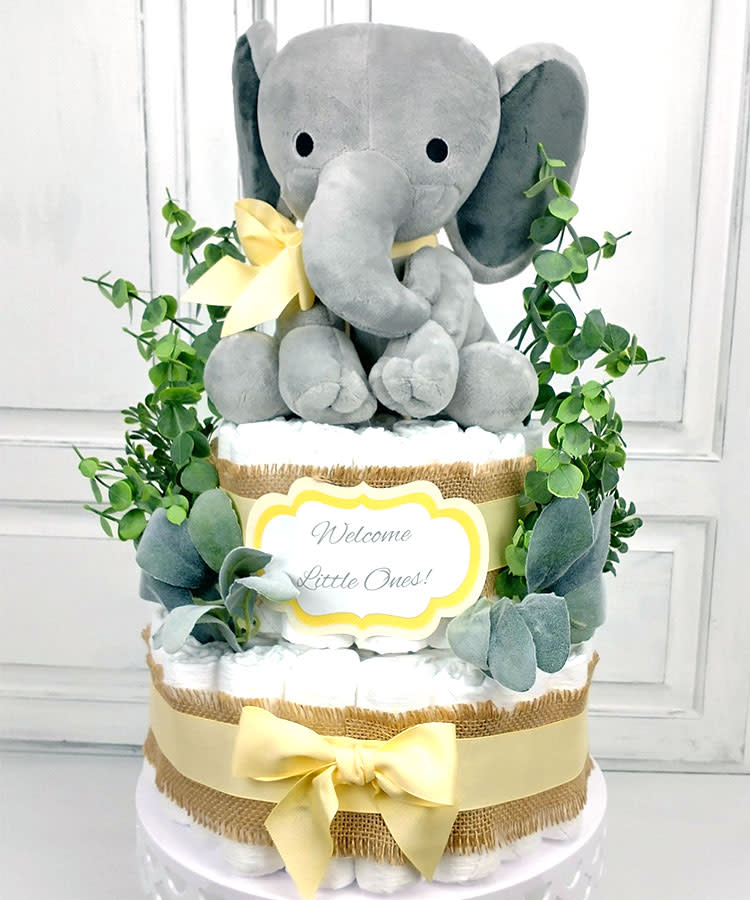 Classic Winnie The Pooh Cake Topper or Centerpiece Decoration / Blue for  Boy Baby Shower / Instant Download / Oh Baby/ Welcome Baby