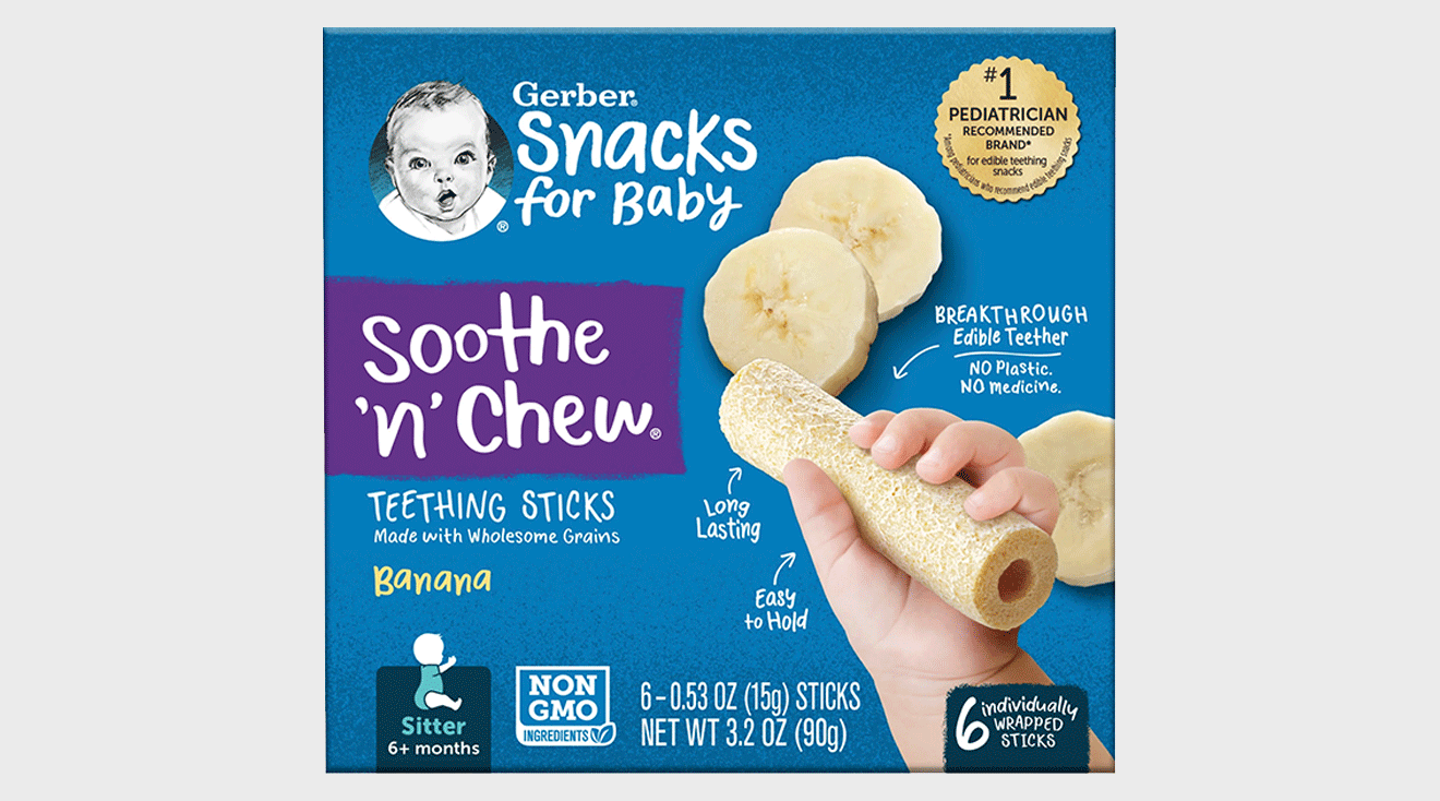 gerber soothe n chew sticks recall