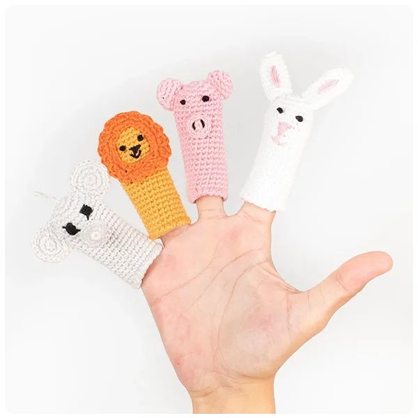 Cuddoll The Explorers Finger Puppets