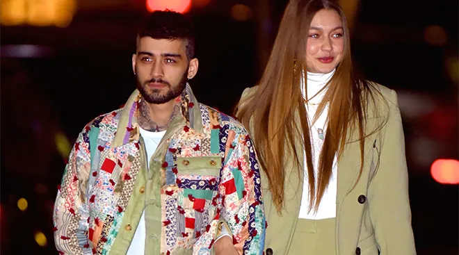 model gigi hadid and partner zayn malik