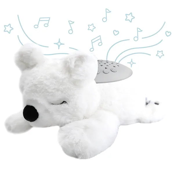 PureBab Sound Sleepers Sound Machine and Star Projector - Polar Bear