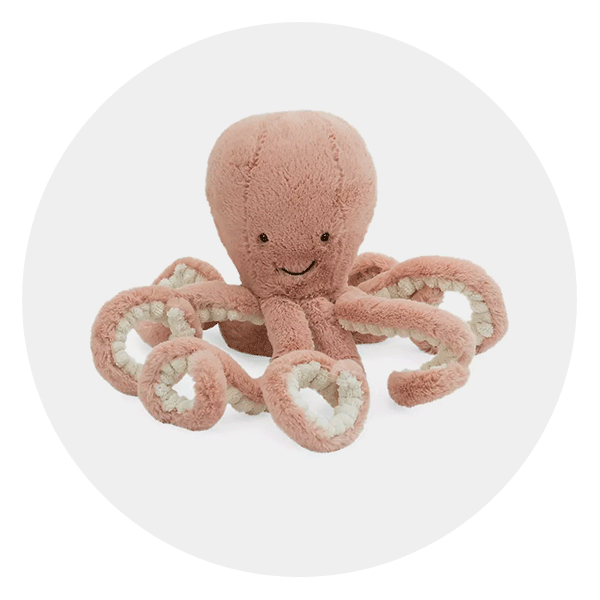 JellyCat Medium Odell Octopus Stuffed Animal