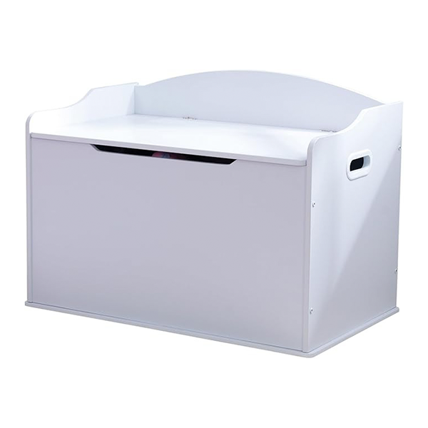 Kidkraft Austin Wooden Toy Box/Bench with Safety Hinged Lid