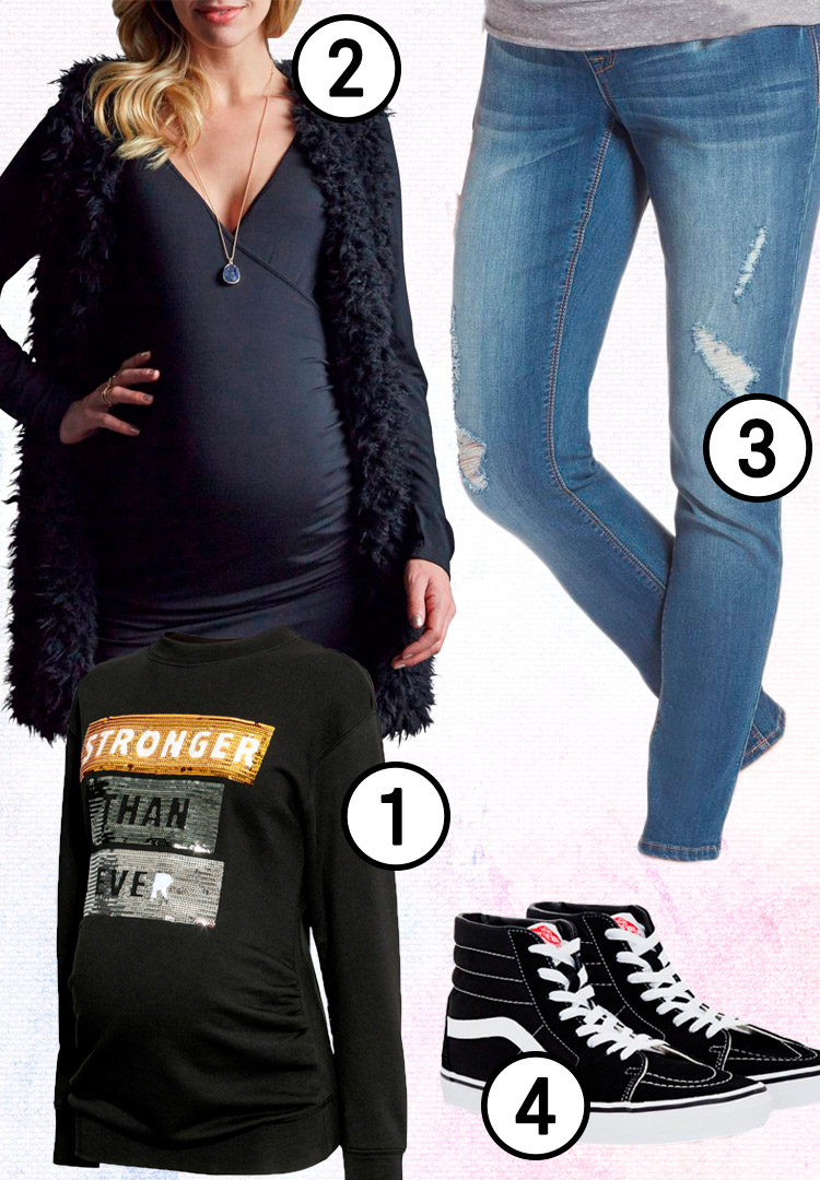 Motherhood Jeans Size Chart