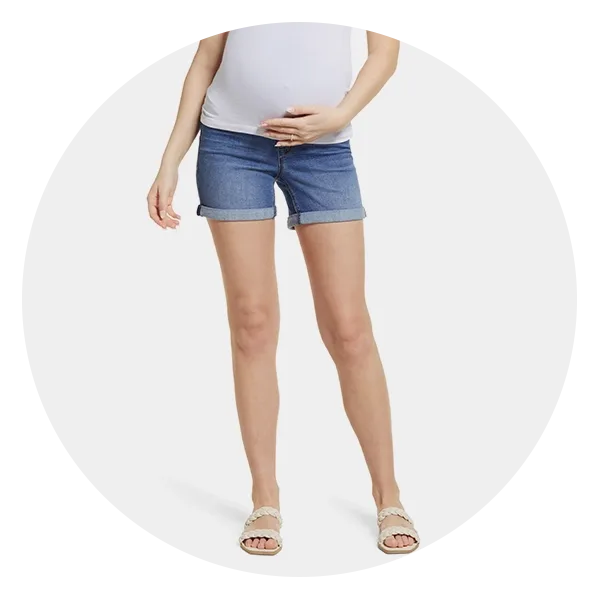 Bump Denim Maternity Shorts