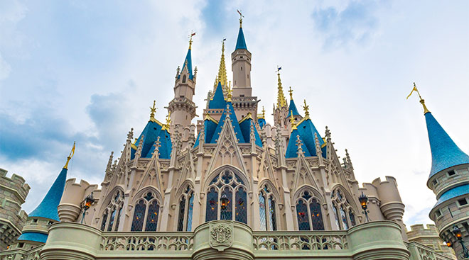 disney world castle, parks getting ready to re-open