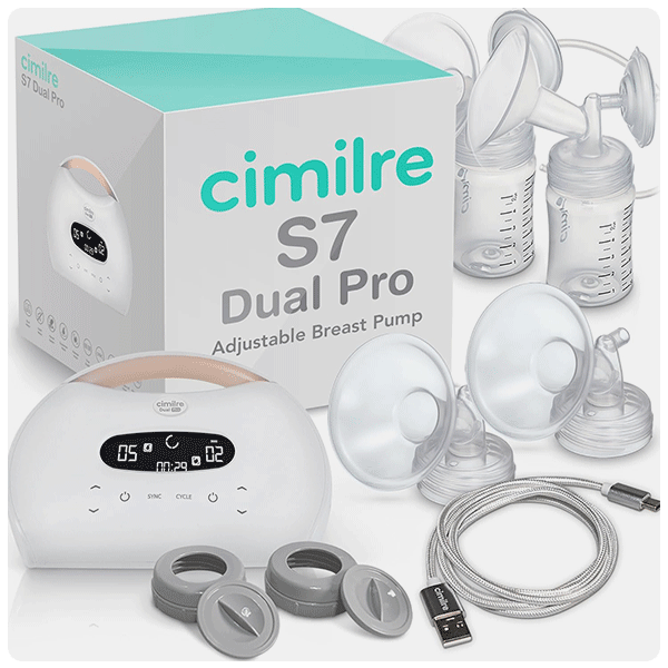 Cimilre S7 Dual Pro Double Electric and Rechargeable Breast Pump