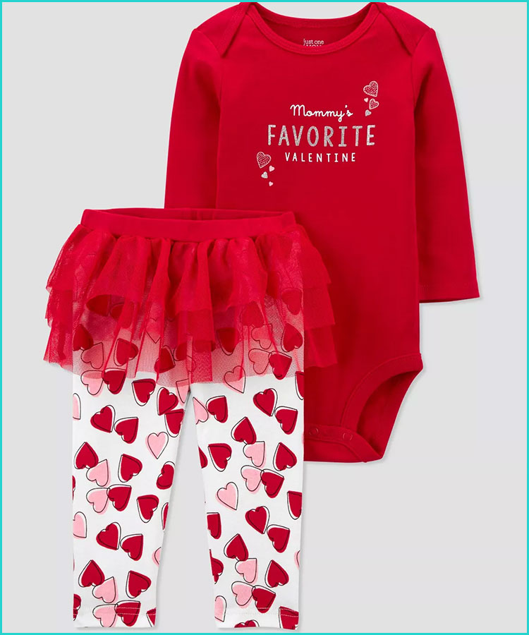 infant girl valentine outfit