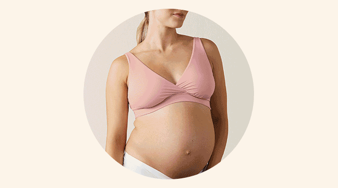 GXXGE 4Pack Womens Deep-V Seamless Sleep Nursing Bra for Breastfeeding Clip Down Maternity Bras 