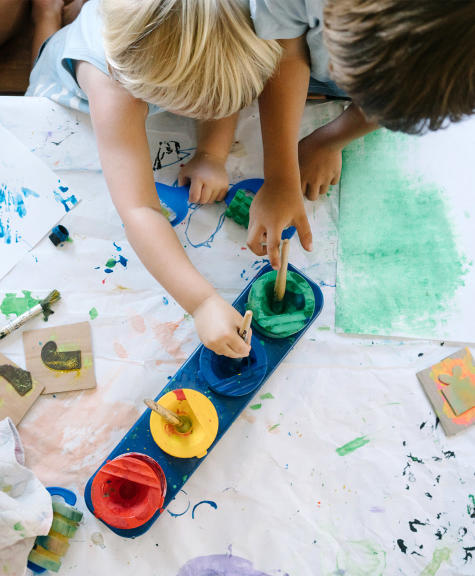 Toddler Art Mud Painting Activity - Twin Mom Refreshed