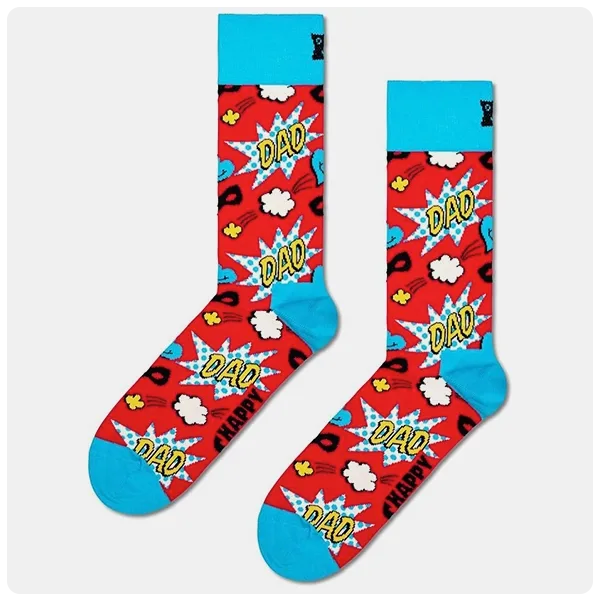 Happy Socks Super Dad Sock