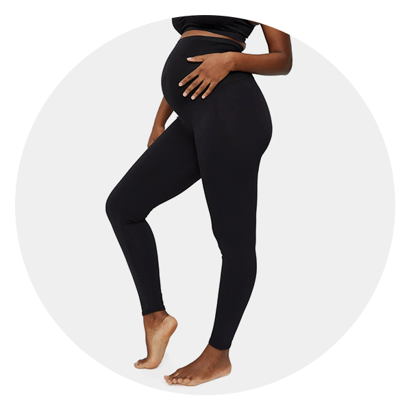 Mothers Essentials Maternity Compression Yoga and Gym Women Shaper Leggings  (Black, XSmall)