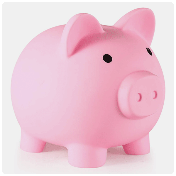 PJDRLLC Unbreakable Plastic Money Bank