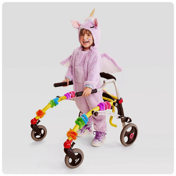 Hyde and EEK! Toddler Unicorn Adaptive Halloween Costume Jumpsuit