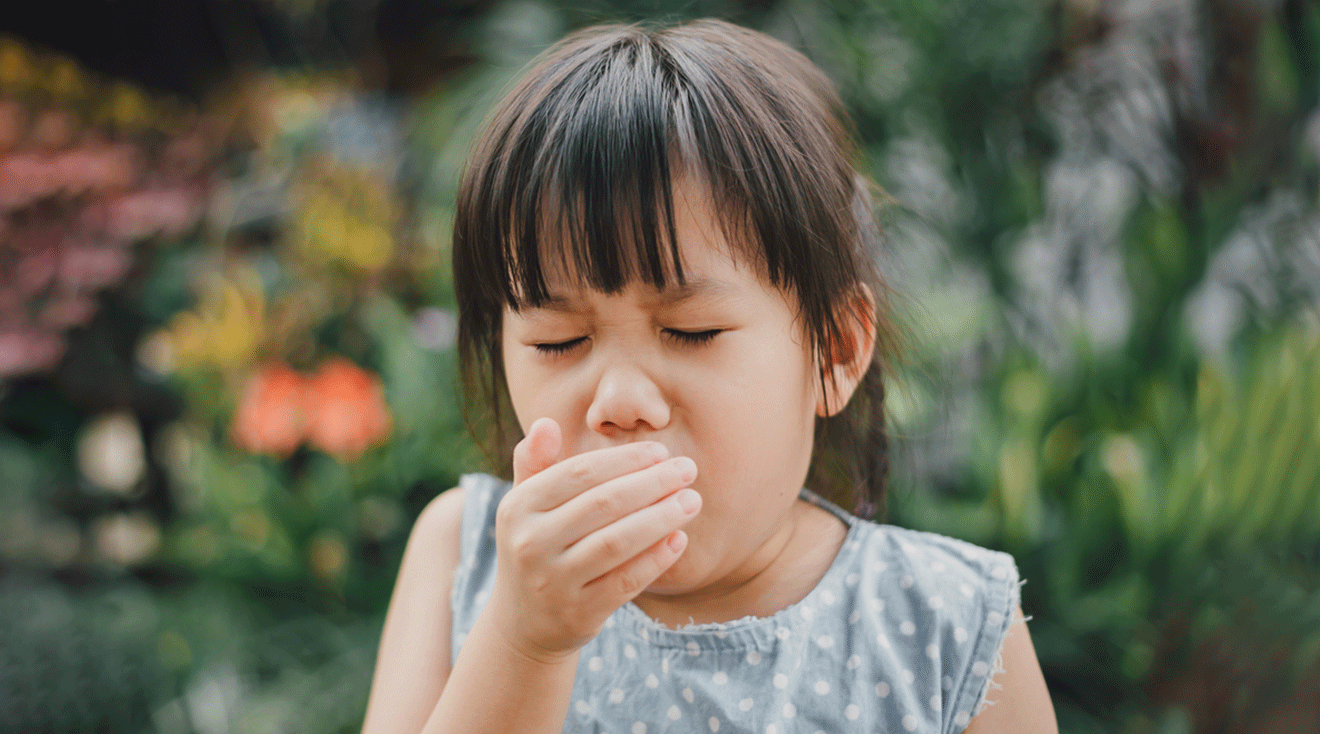 child coughing