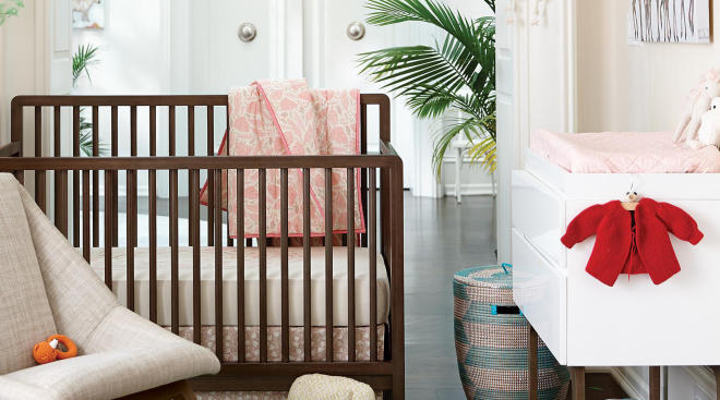 pink baby bedding 