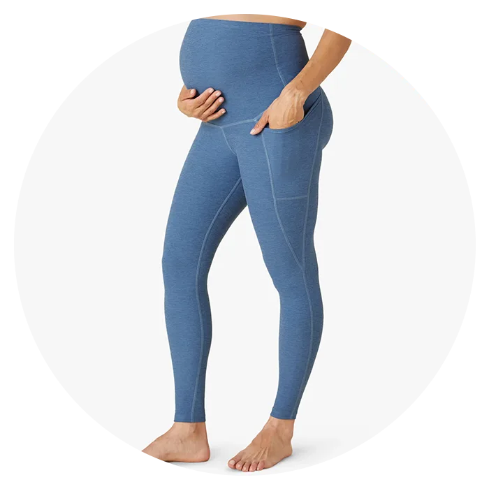 Beyond Yoga Spacedye Love the Bump Maternity Leggings with Pockets
