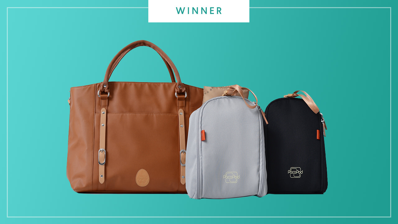 Pacapod Mirano Diaper bag wins the 2017 Best of Baby Award from The Bump.