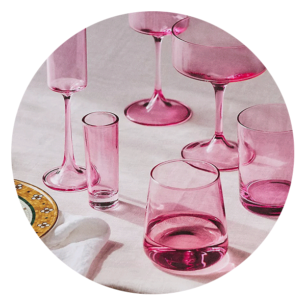 Anthropologie Morgan Wine Glasses, Set of 4