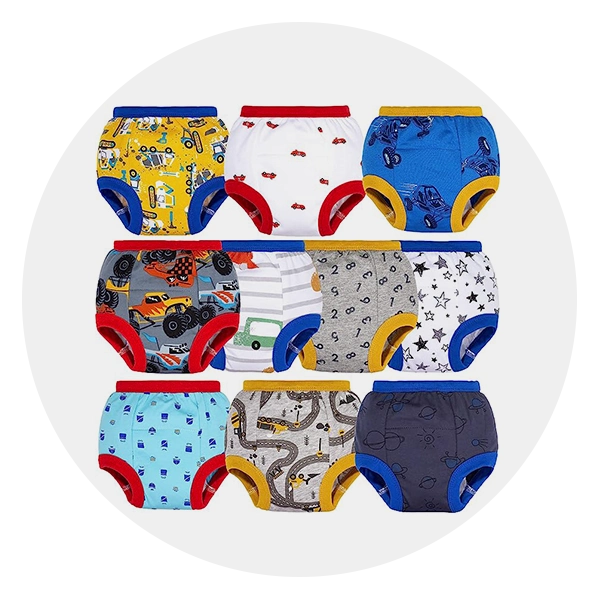Pack Of 1 Padded Underwear potty Training Pants  No Print Choice