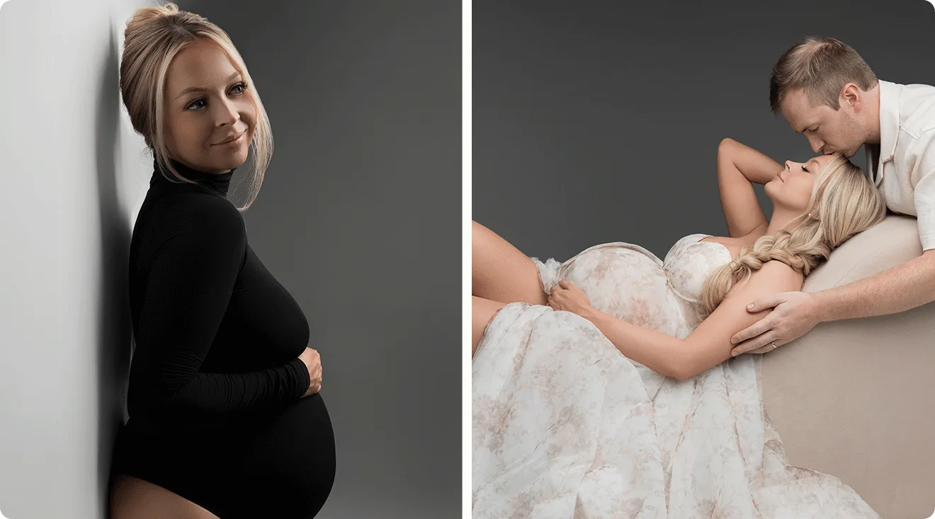 kay and tay maternity photoshoot