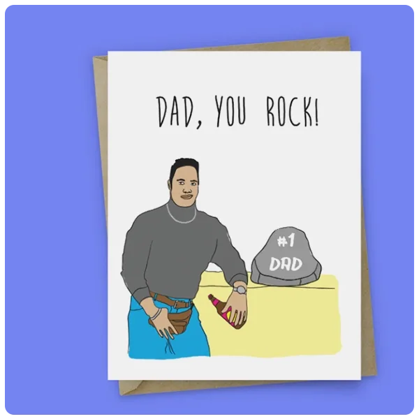 Diamond Donatello “Dad, You Rock” Card