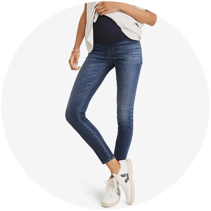 Madewell maternity skinny jeans