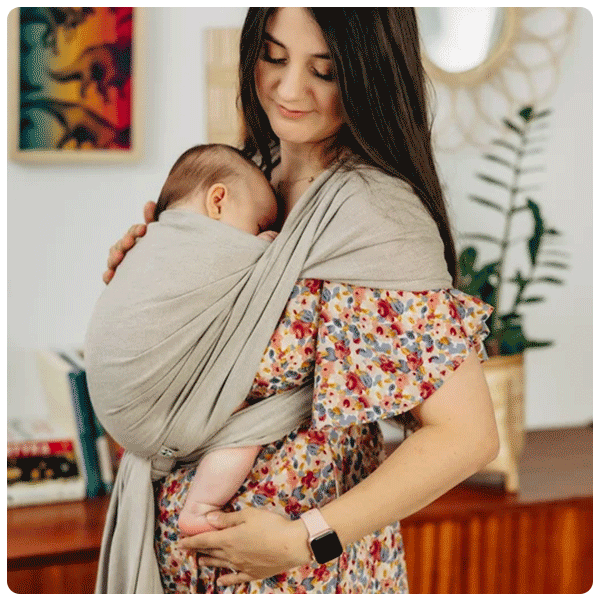 LennyLamb Baby Sling, Broken Twill Weave
