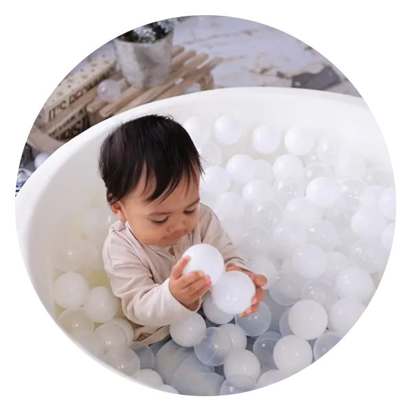 Balu Organics Large Velvet Ball Pit