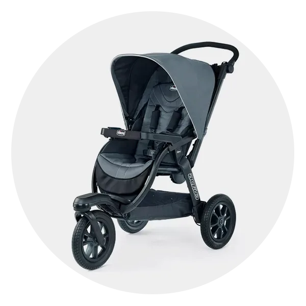 Stroller with a canopy