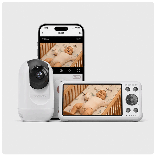 Momcozy 5" Dual Mode Smart Baby Monitor (BM04)